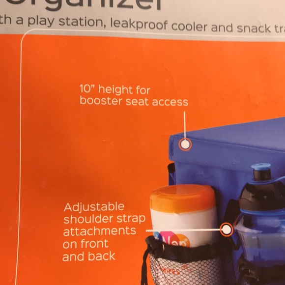 FIRM PRICE 
High Road Kids Back Seat Organizer/Color Blue & Black - Picture 14 of 16